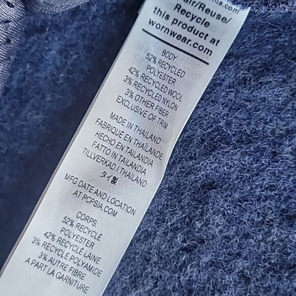 PATAGONIA Women's Fleece Jacket Smolder Blue Navy Size XS Style 22925F NWT - Picture 7 of 11